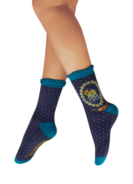 Powder uk Alphabet letter socks