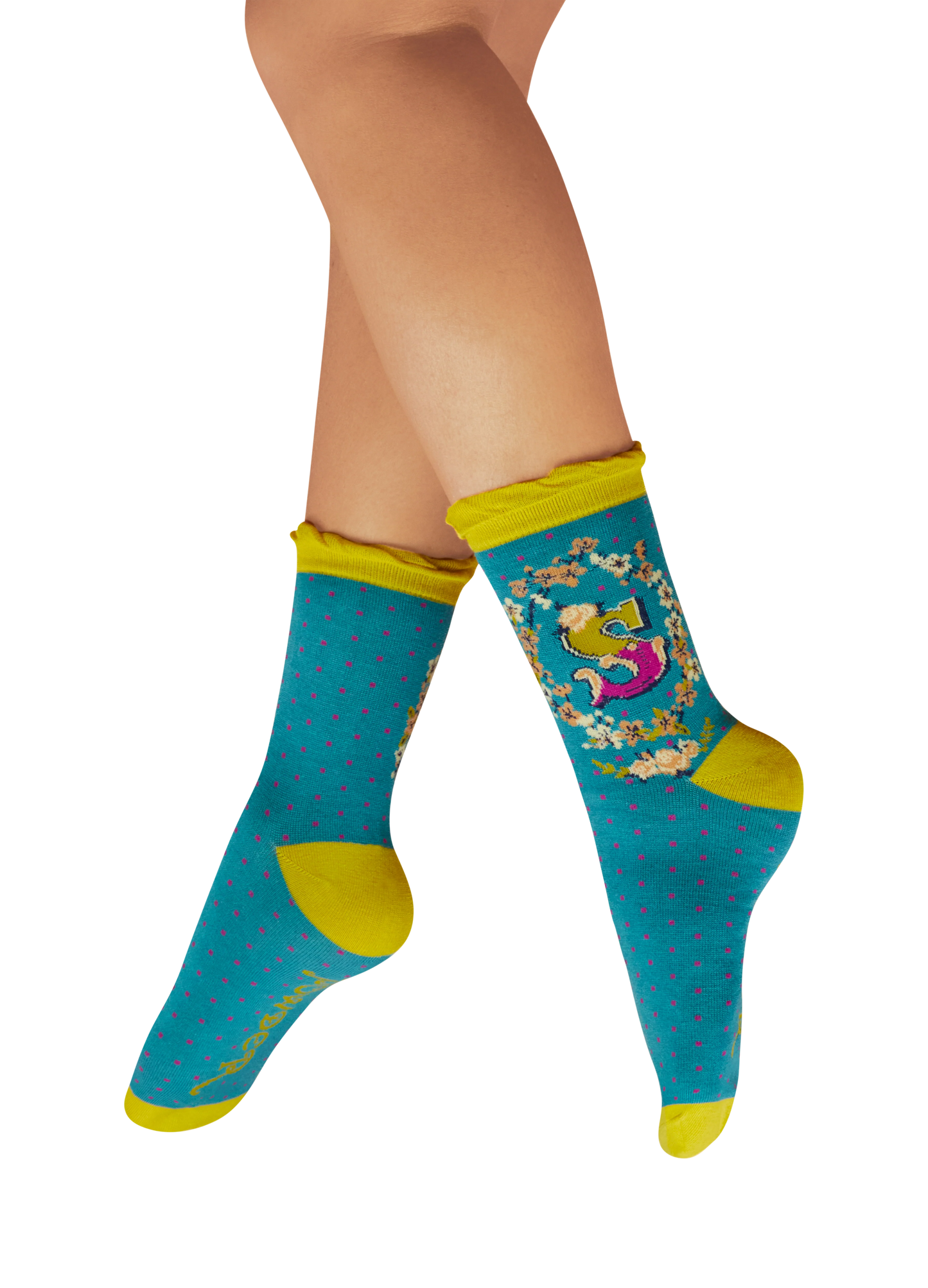 Powder uk Alphabet letter socks