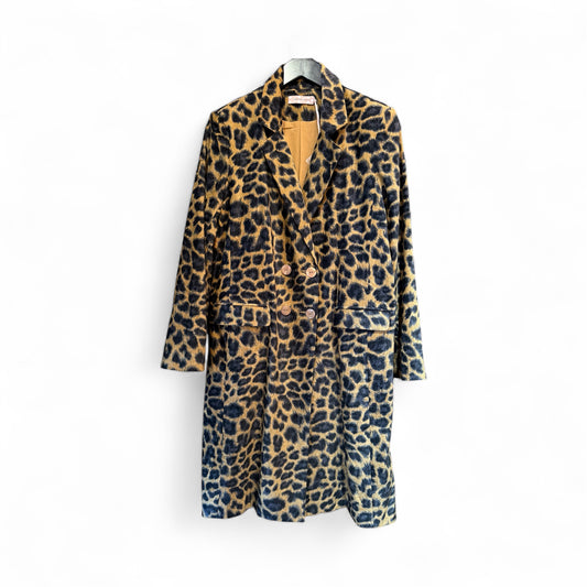 Traffic People Anarchy Leopard Print Coat