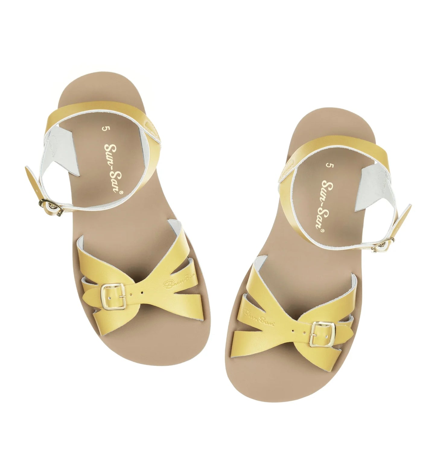 Saltwater Boardwalk Butter Yellow Womens Sandal