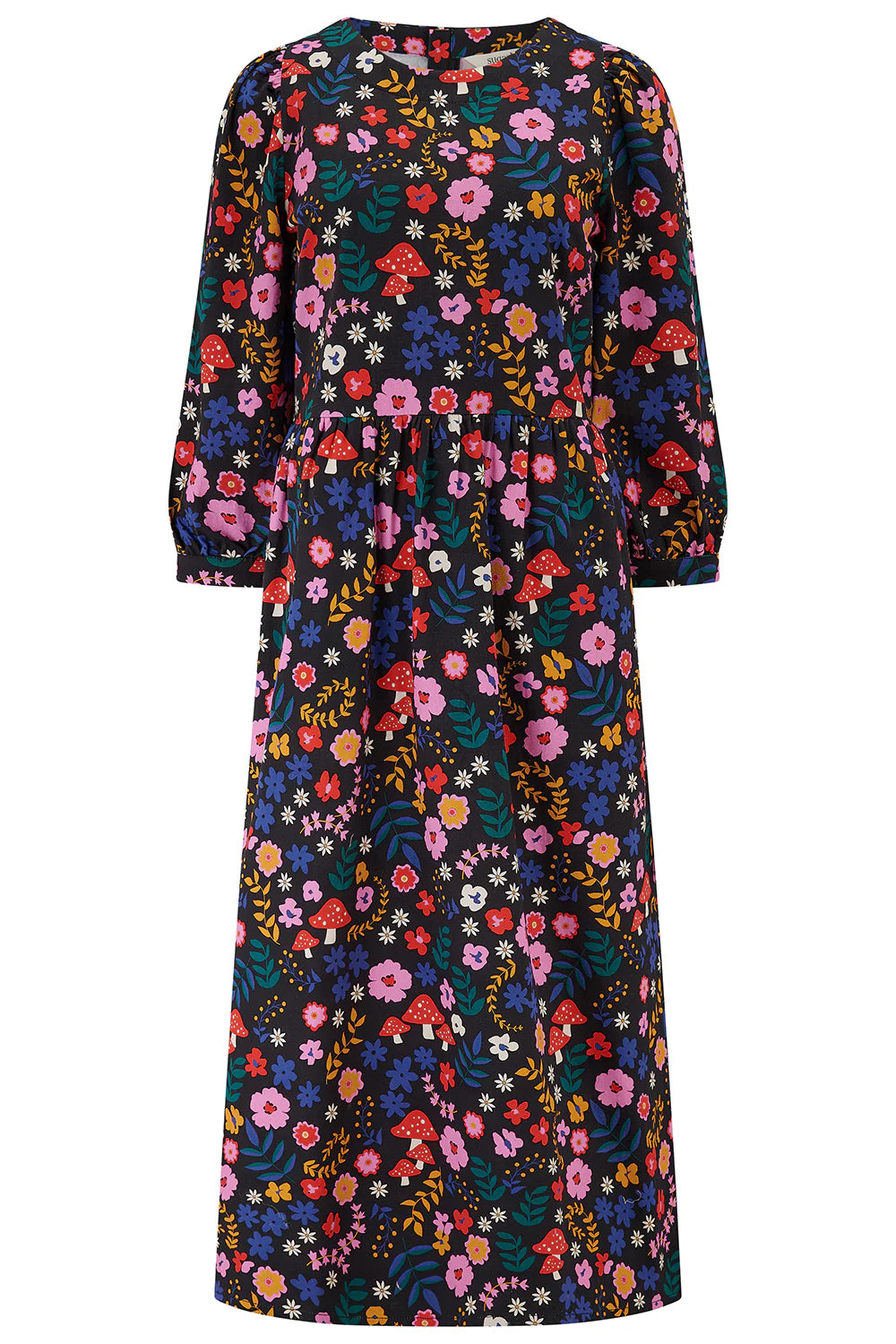 Sugarhill maria midi dress toad stool