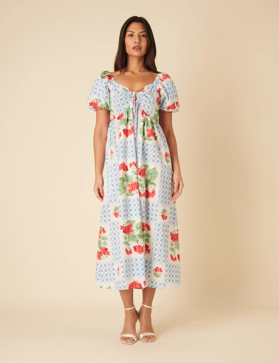 Nobody's Child Joanne midi dress geranium