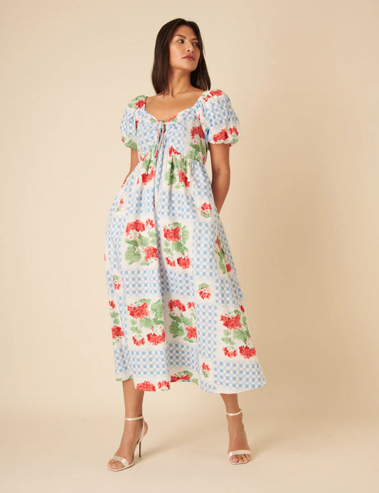 Nobody's Child Joanne midi dress geranium