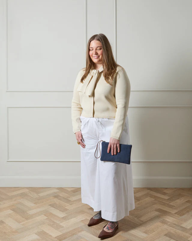 Chalk Carrie Culotte
White