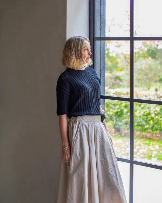 Chalk Dayna Top Black