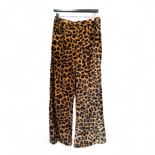 Traffic People Lulu Leopard Wide Leg Trousers