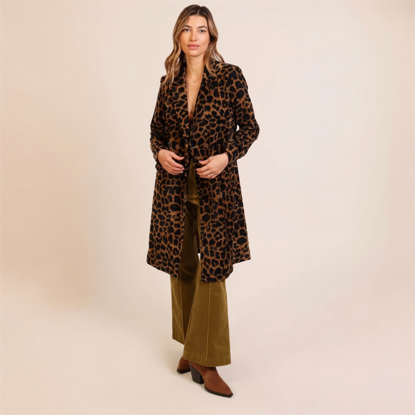 Traffic People Anarchy Leopard Print Coat
