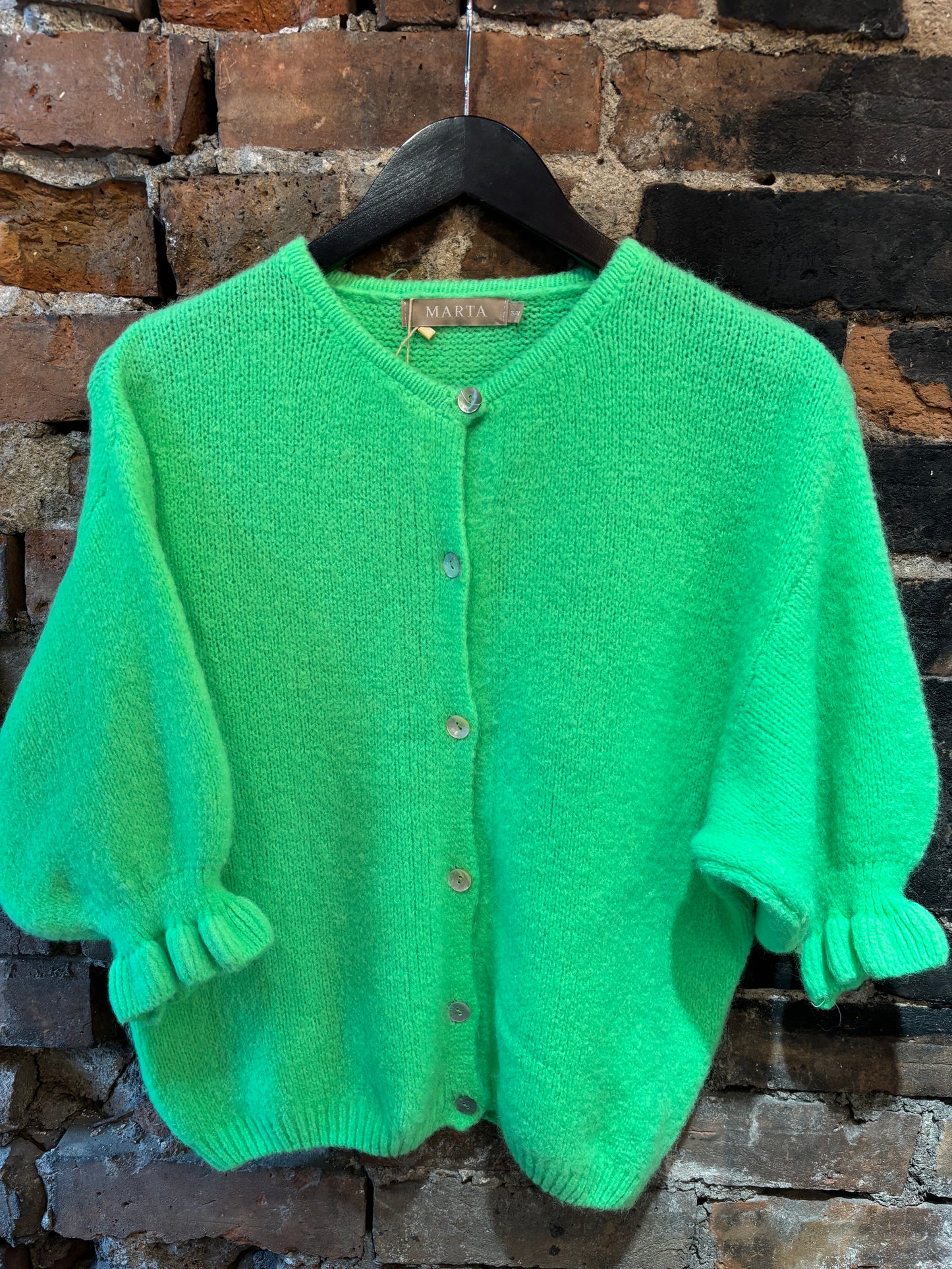 Marta Julianna Knit Fluro Green
