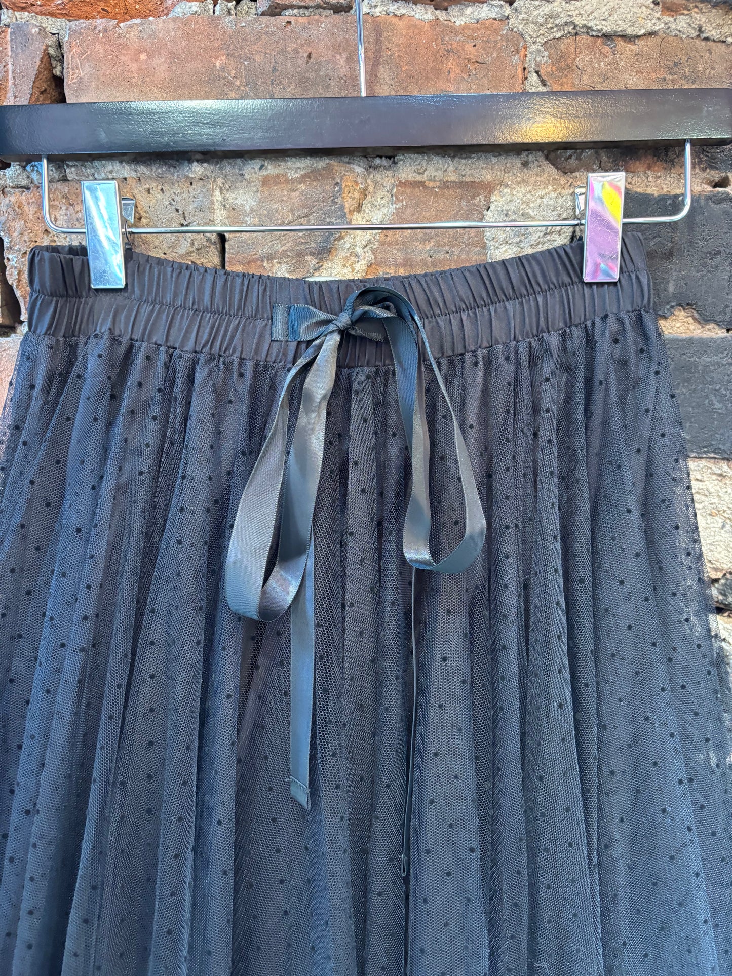 Choklate Paris Polka Dot Tulle Skirt Black