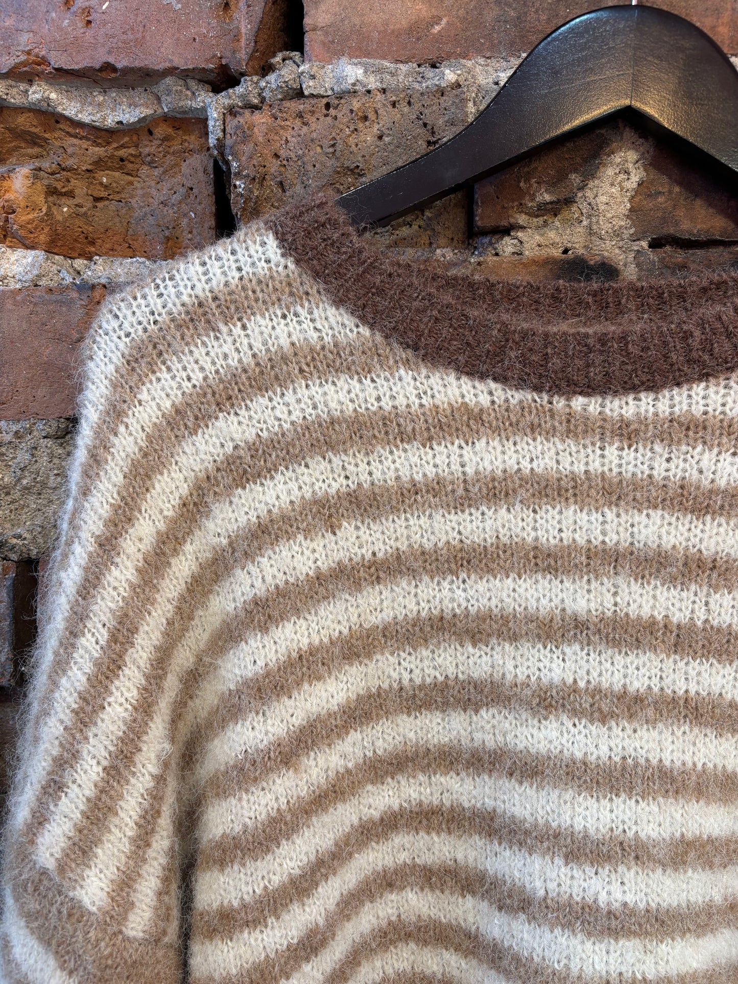 Marta MdcDanielle Jumper Cream/Brown