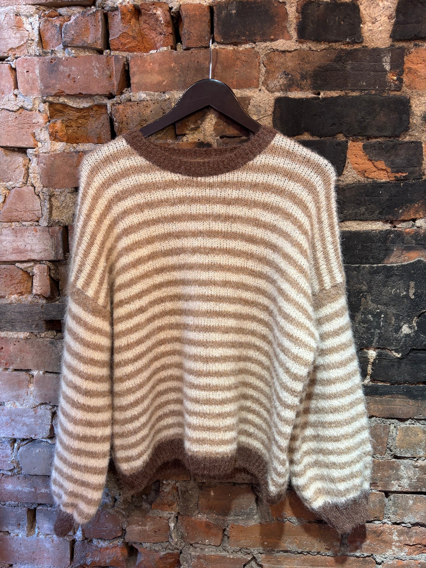 Marta MdcDanielle Jumper Cream/Brown