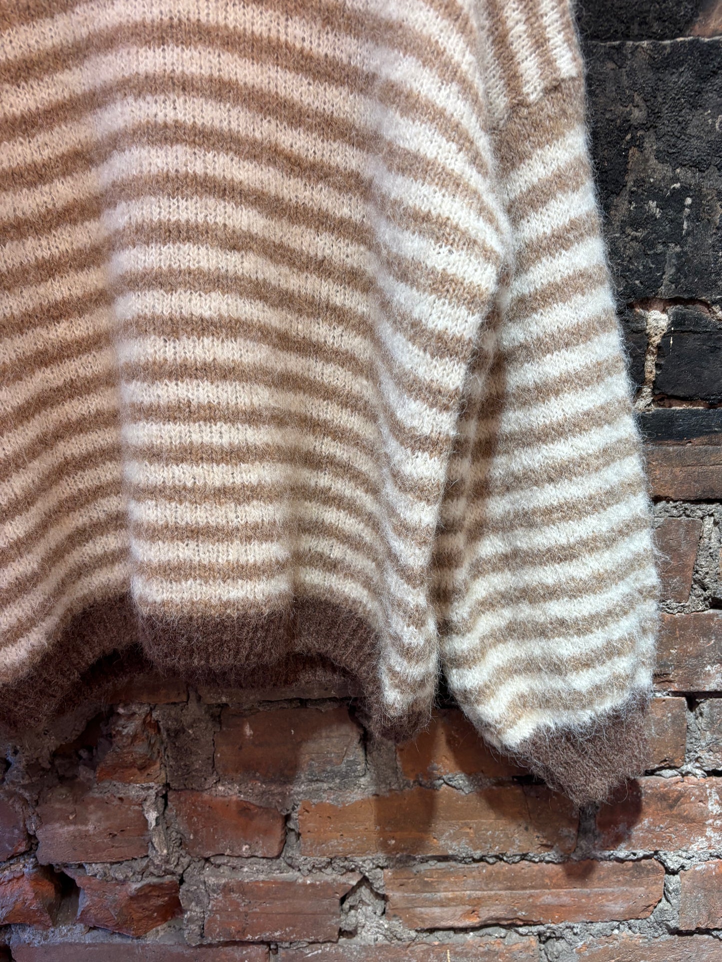 Marta MdcDanielle Jumper Cream/Brown