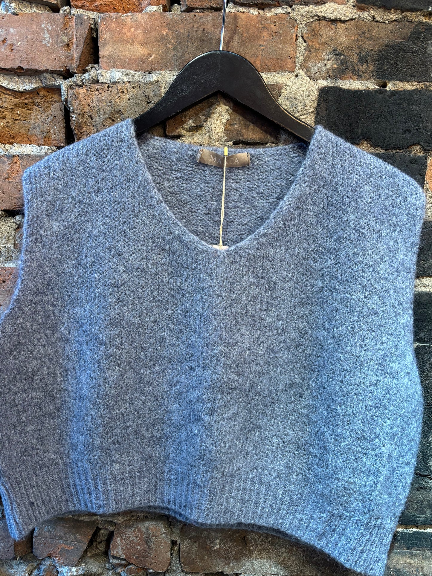 Marta MdcMarlene Vest Dark Grey