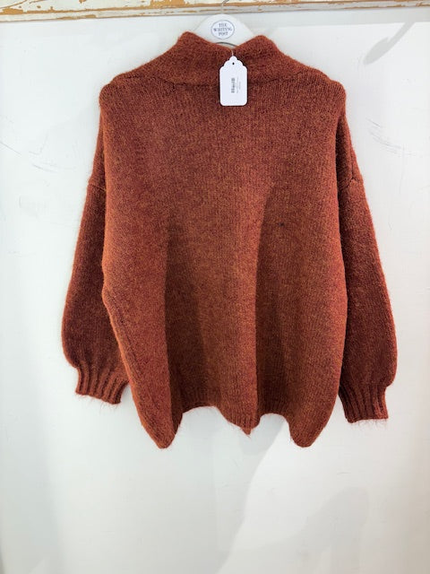 Kris ana cardigan 8882 Brown