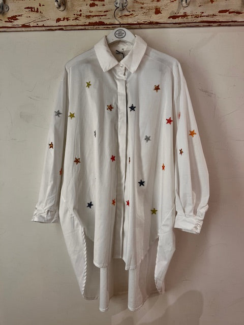 Italian collection -Star Embellished Shirt