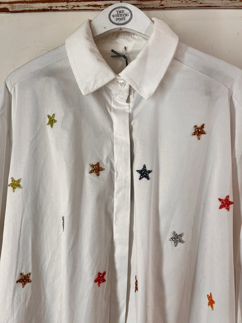 Italian collection -Star Embellished Shirt