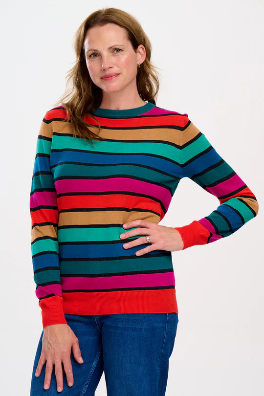 Sugarhill Astrid jumper - Multi rainbow jumper