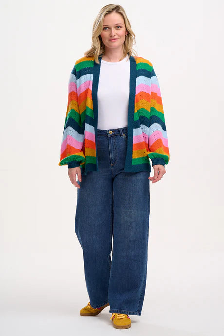 Sugarhill bella cardigan - multi rainbow