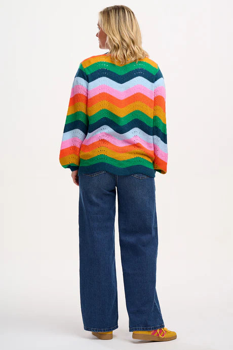 Sugarhill bella cardigan - multi rainbow