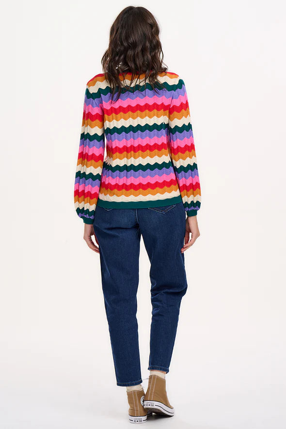 Sugarhill Ivona Jumper - multi beach waves