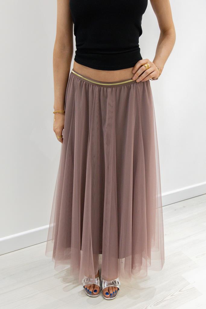 Last true angel tulle skirt Mink
