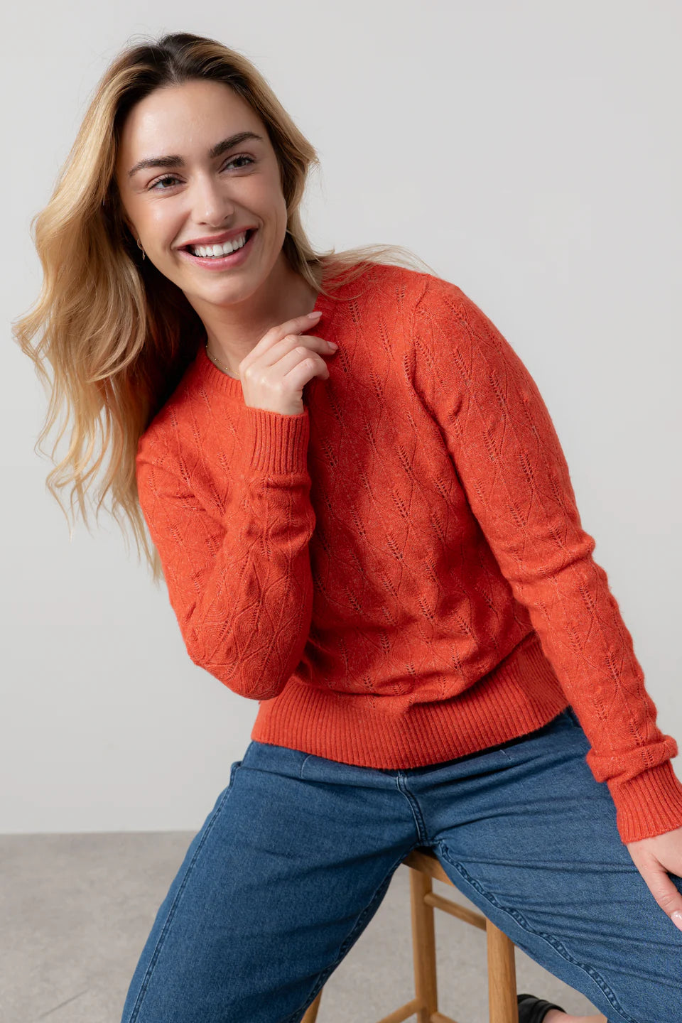 Lilly & Me Haresfield Jumper red