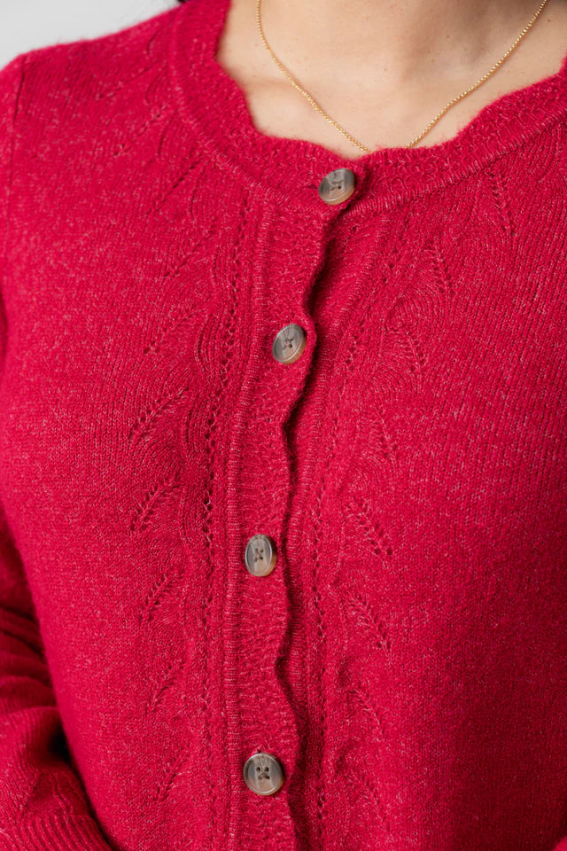 Lilly & Me Layla cardigan scarlett