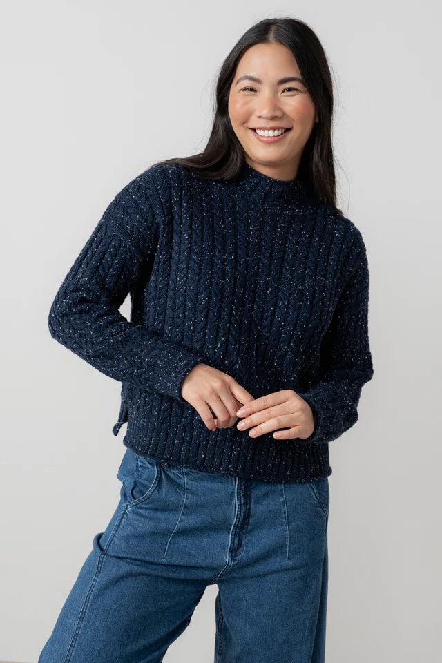Lilly & Me Elspeth Jumper fleck knit