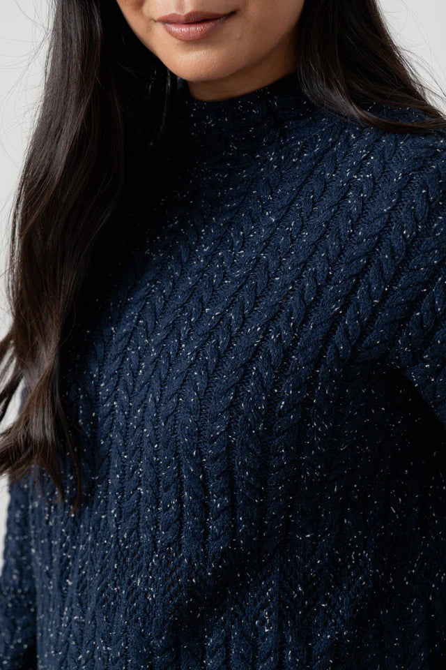 Lilly & Me Elspeth Jumper fleck knit