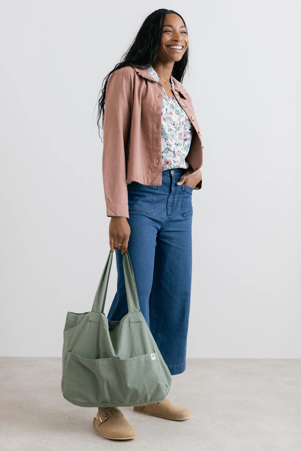 Lily & Me Rebecca Ruffle Collar Jacket Soft