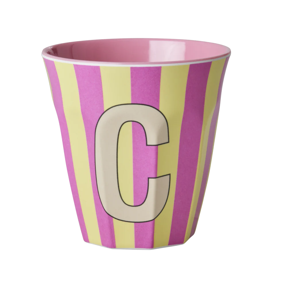 Rice by Rice Medium Alphabet Cup