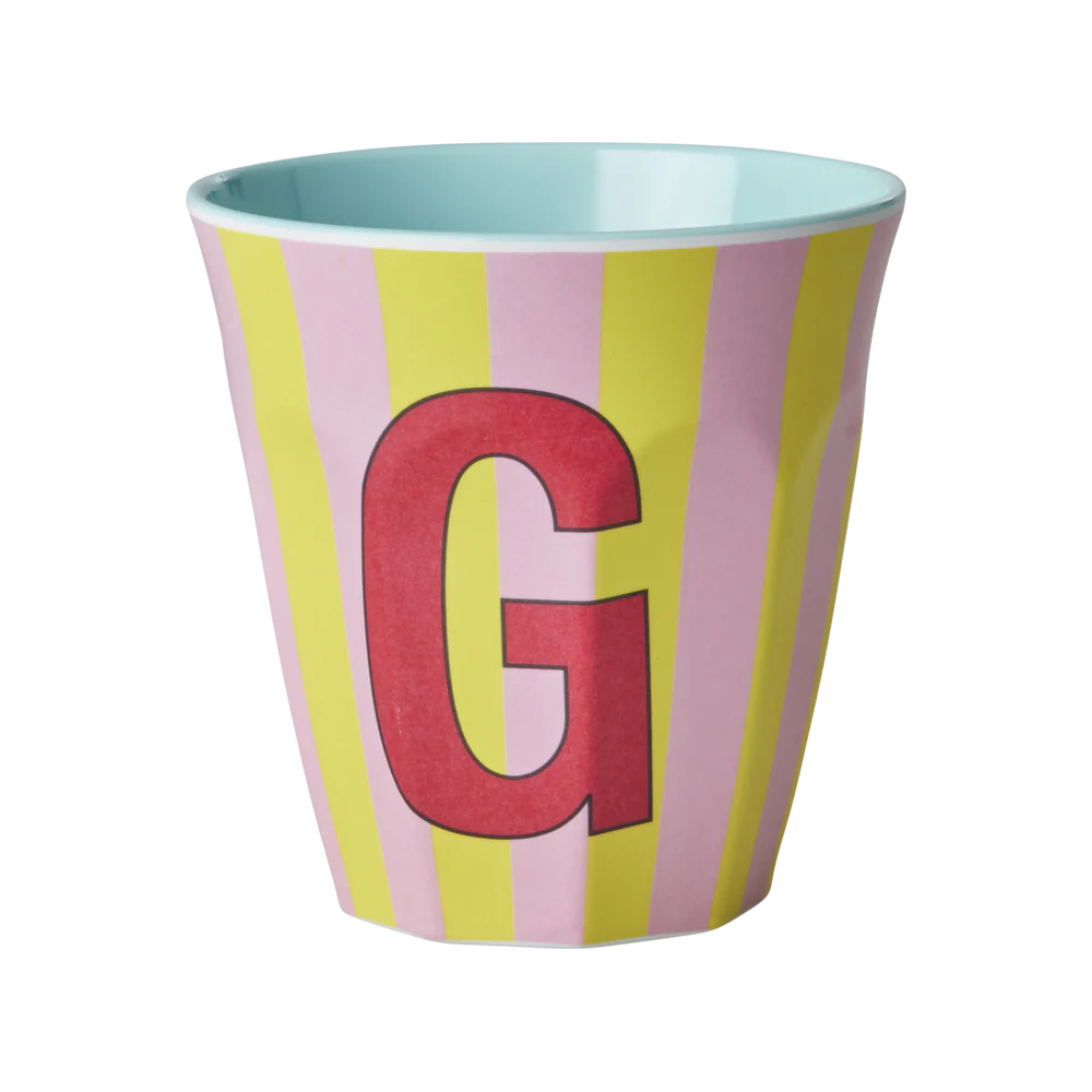 Rice by Rice Medium Alphabet Cup