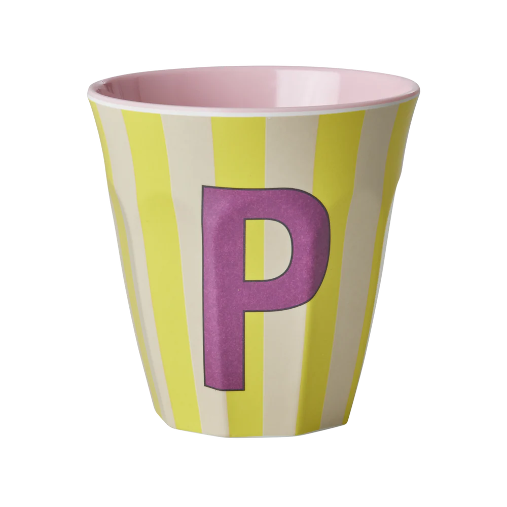 Rice by Rice Medium Alphabet Cup