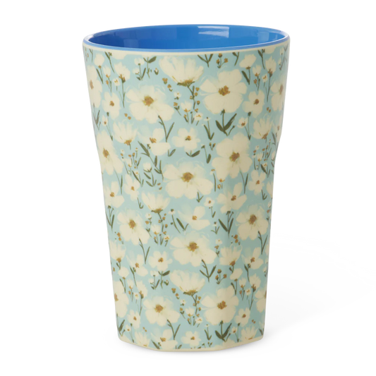 Rice by Rice Tall Cup - Mint - Summer Bloom Print
