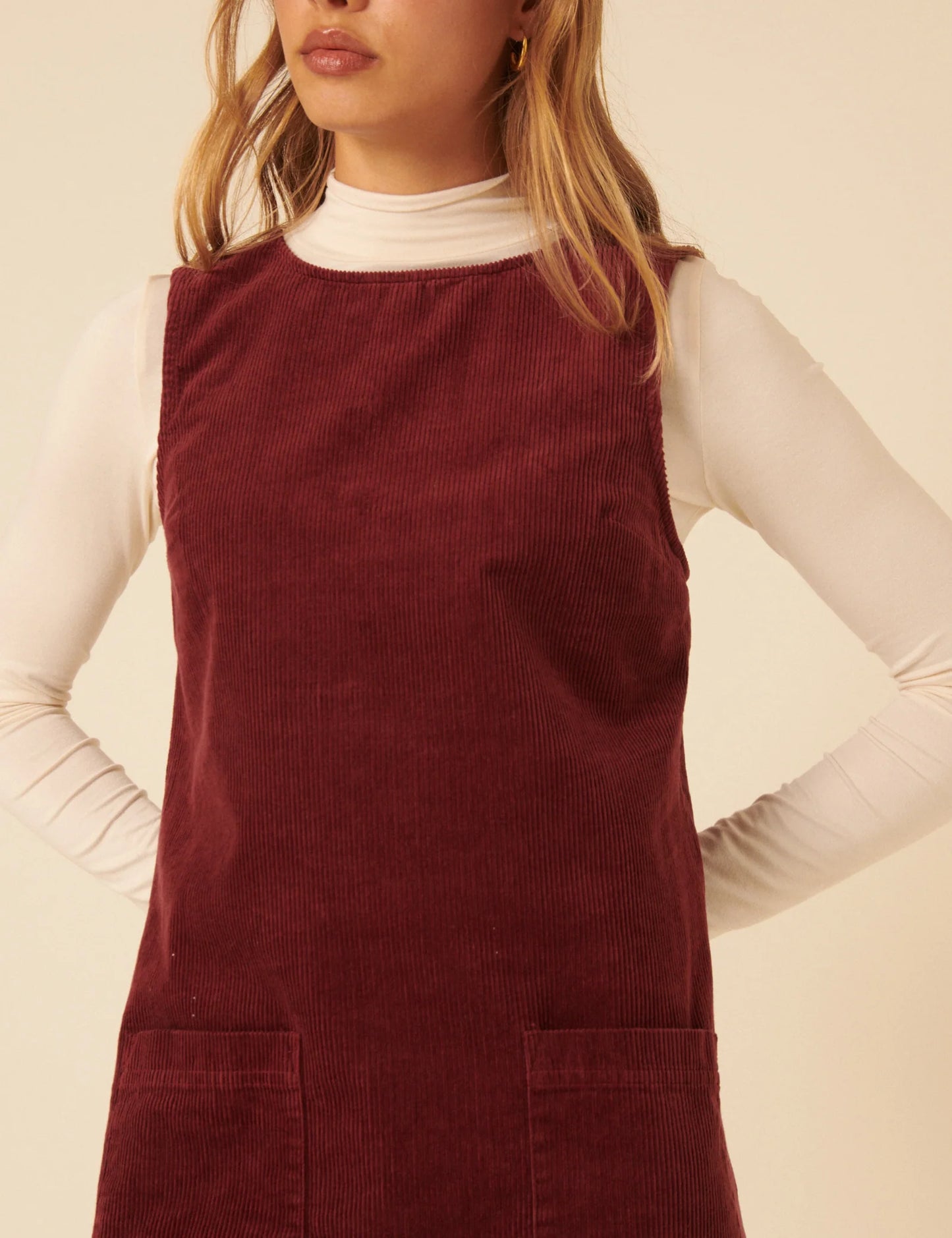 Nobody's Child Chiara pinafore dress Red