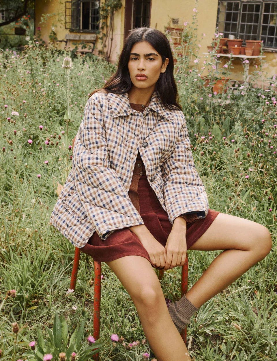 Nobody's Child Ocsar Frill checked Jacket