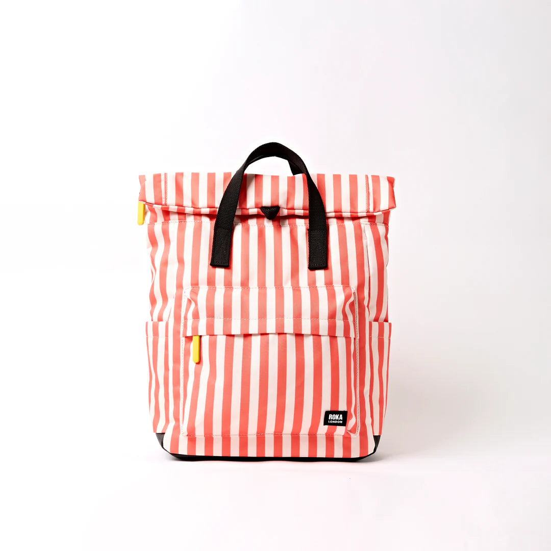Roka canfield B Coral stripes backpack