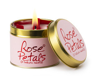 Lily Flame Rose Petals Scented Candle