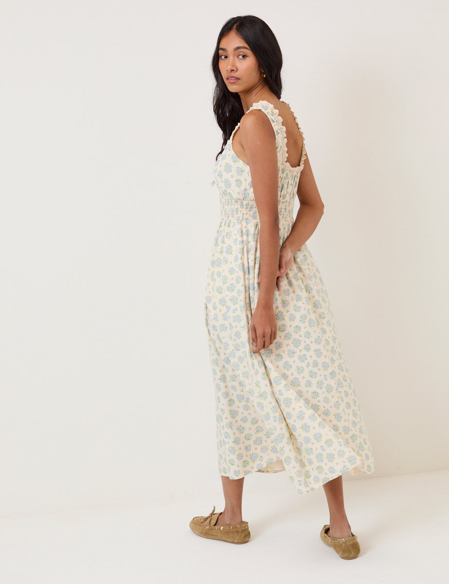Nobody's Child White Rylee midi Dress