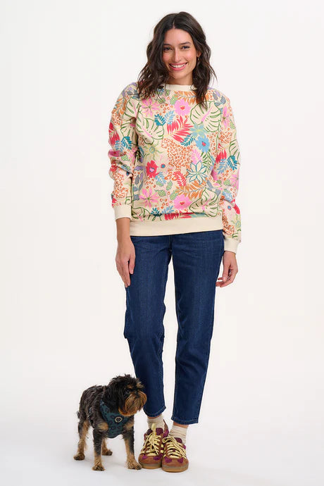 Sugarhill Eadie relaxed sweater - jungle print