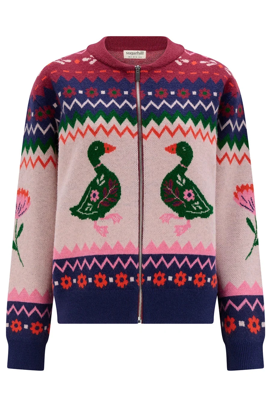 Sugahill Solana Knitted Bomber Jacket