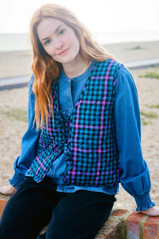 Sugarhill vander quilted waistcoat