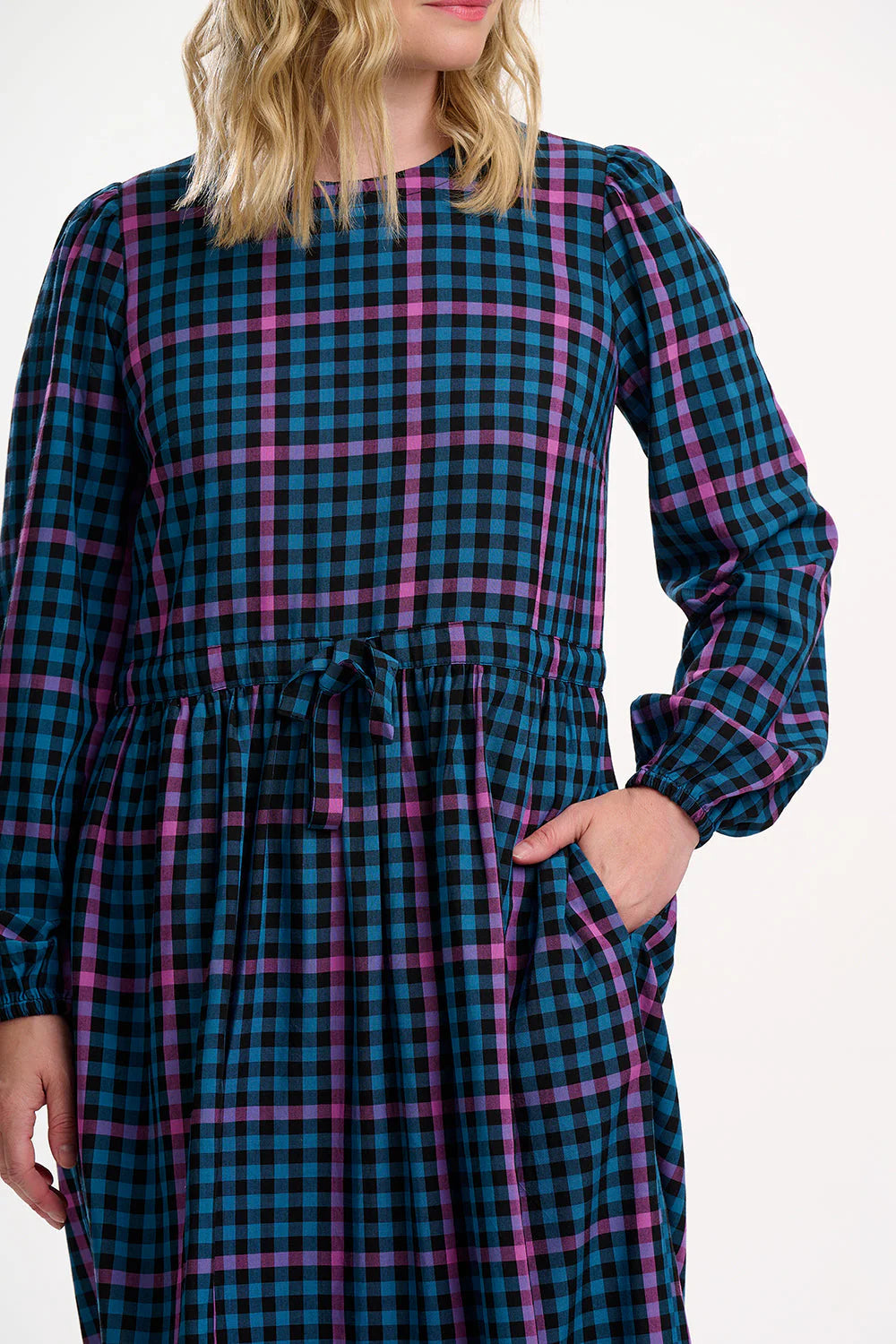 Sugarhill Yasmin midi smock dress