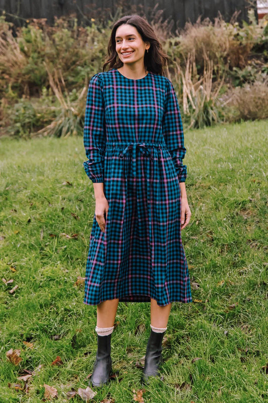 Sugarhill Yasmin midi smock dress