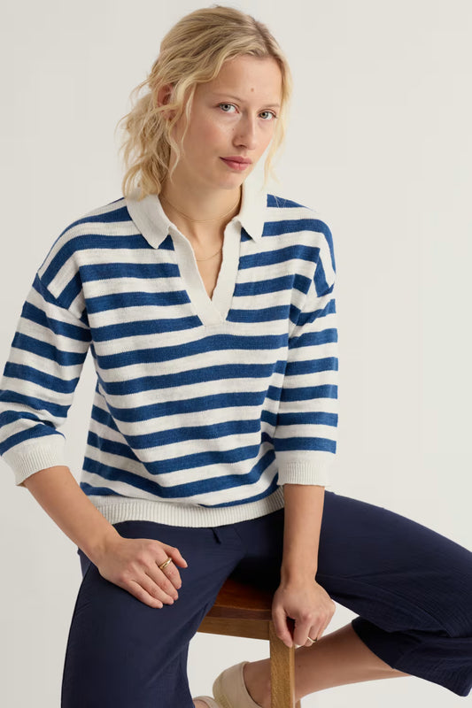 Seasalt Gwynver Lightweight V-Neck Collared Jumpe