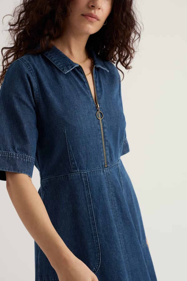 Seasalt Gwenter Denim Midi Dress