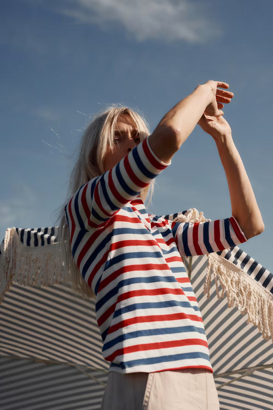 Seasalt Sailor 3/4 Sleeve Top in GOTS-Certified Organic Cotton Jersey