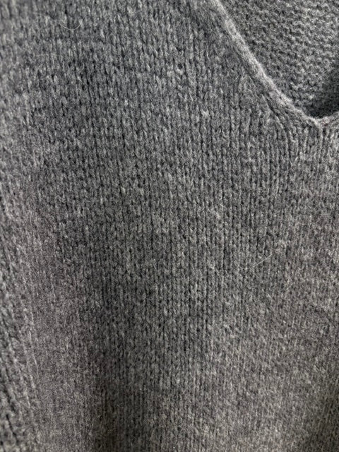 Italian collection Drop Sleeve V-Neck Mohair Jumper (Natural Fibres)2257