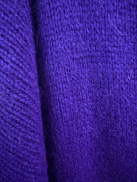 Italian collection Drop Sleeve V-Neck Mohair Jumper (Natural Fibres)2257