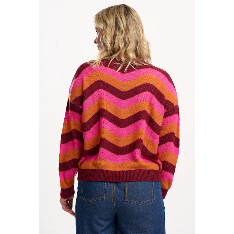 Sugarhill Evaline jumper multi berry waves